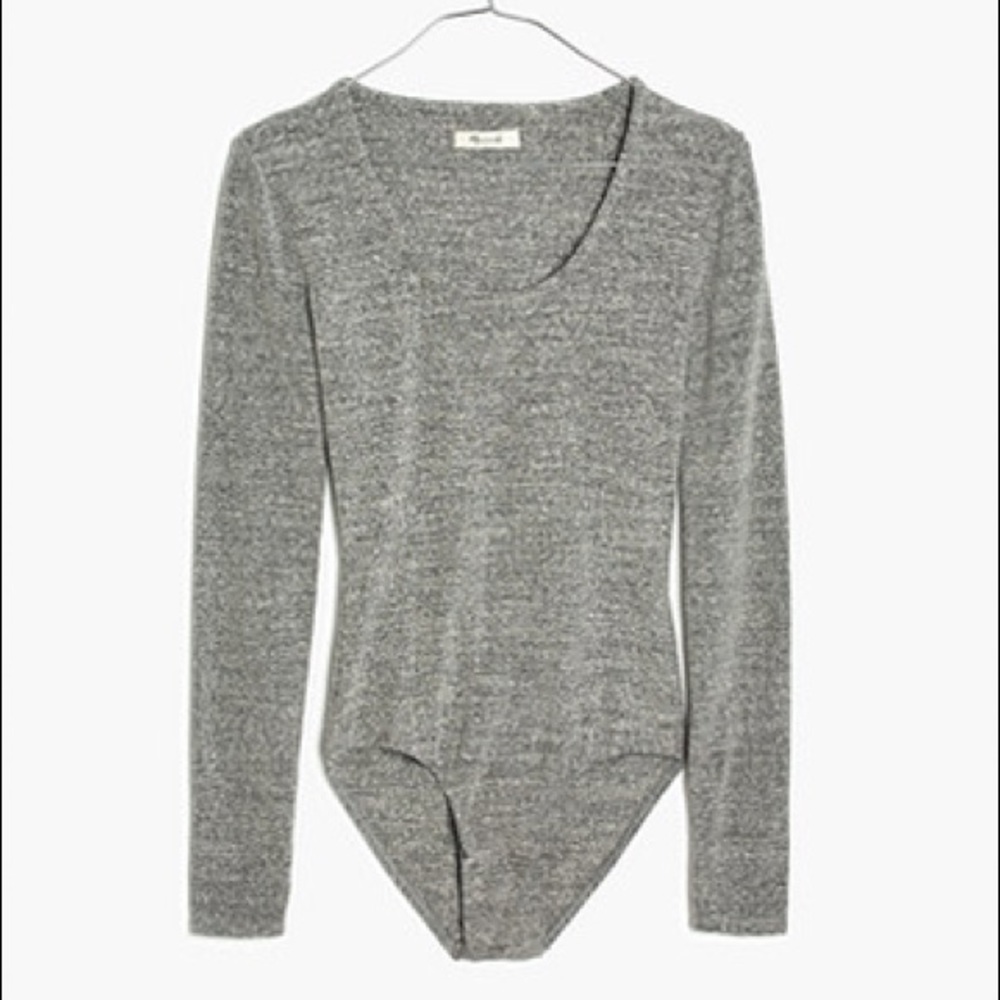 Madewell scoop neck long sleeve bodysuit